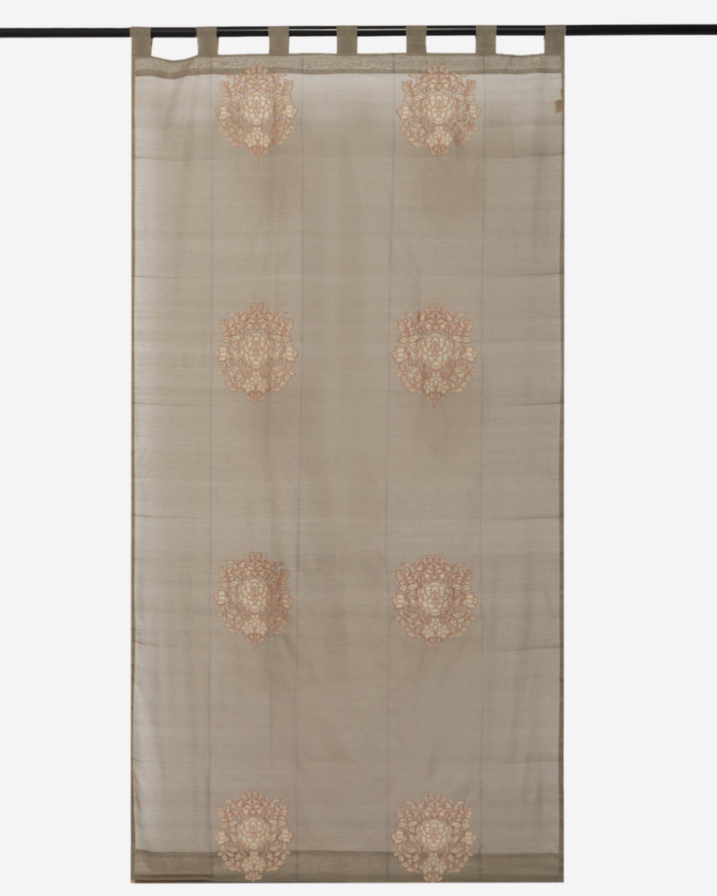 Palar Cutwork Silk Cotton Curtain