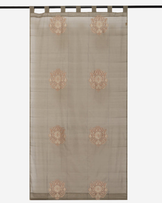 Palar Cutwork Silk Cotton Curtain