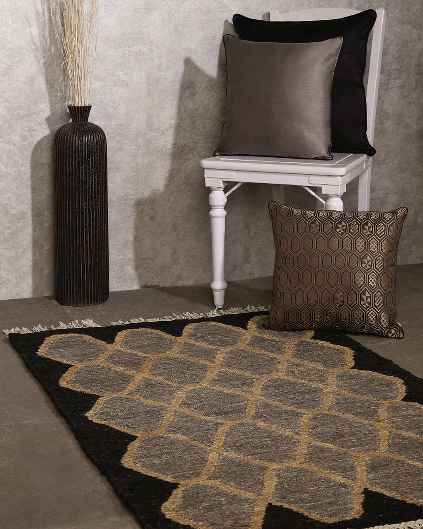 Bhavya Soumak Cotton Jute Rug