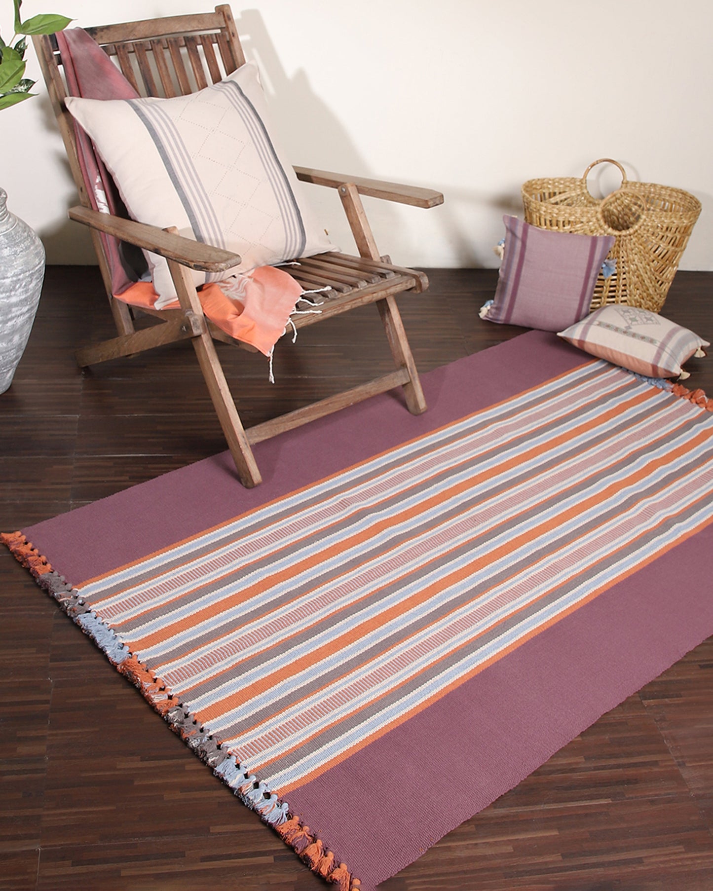 Nora Extra Weft Cotton Rug