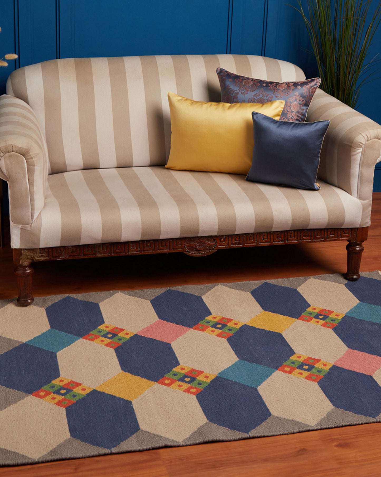 Pondicherry Panja Cotton Rug
