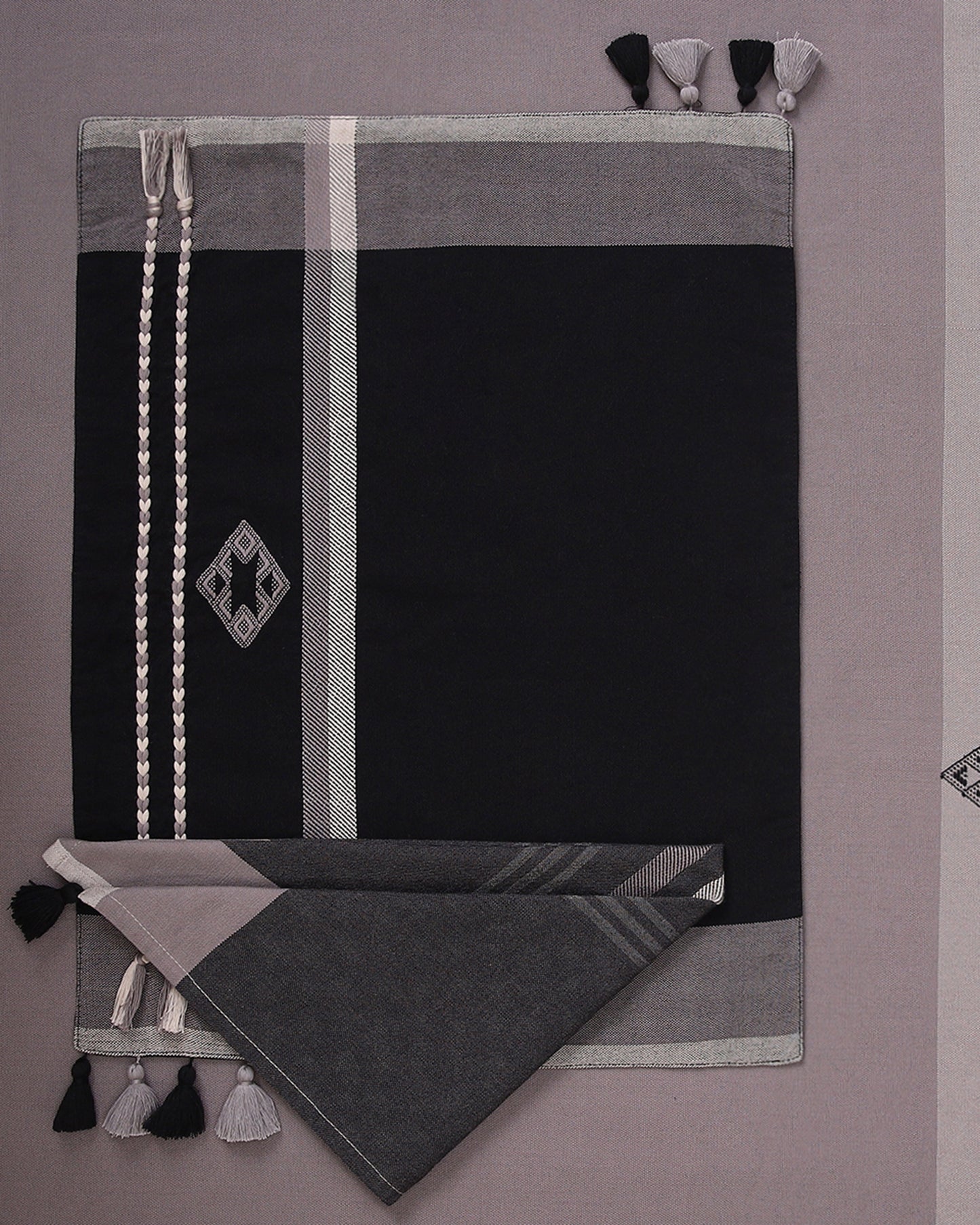 Megha Extra Weft Cotton Table Mats | Set of 6