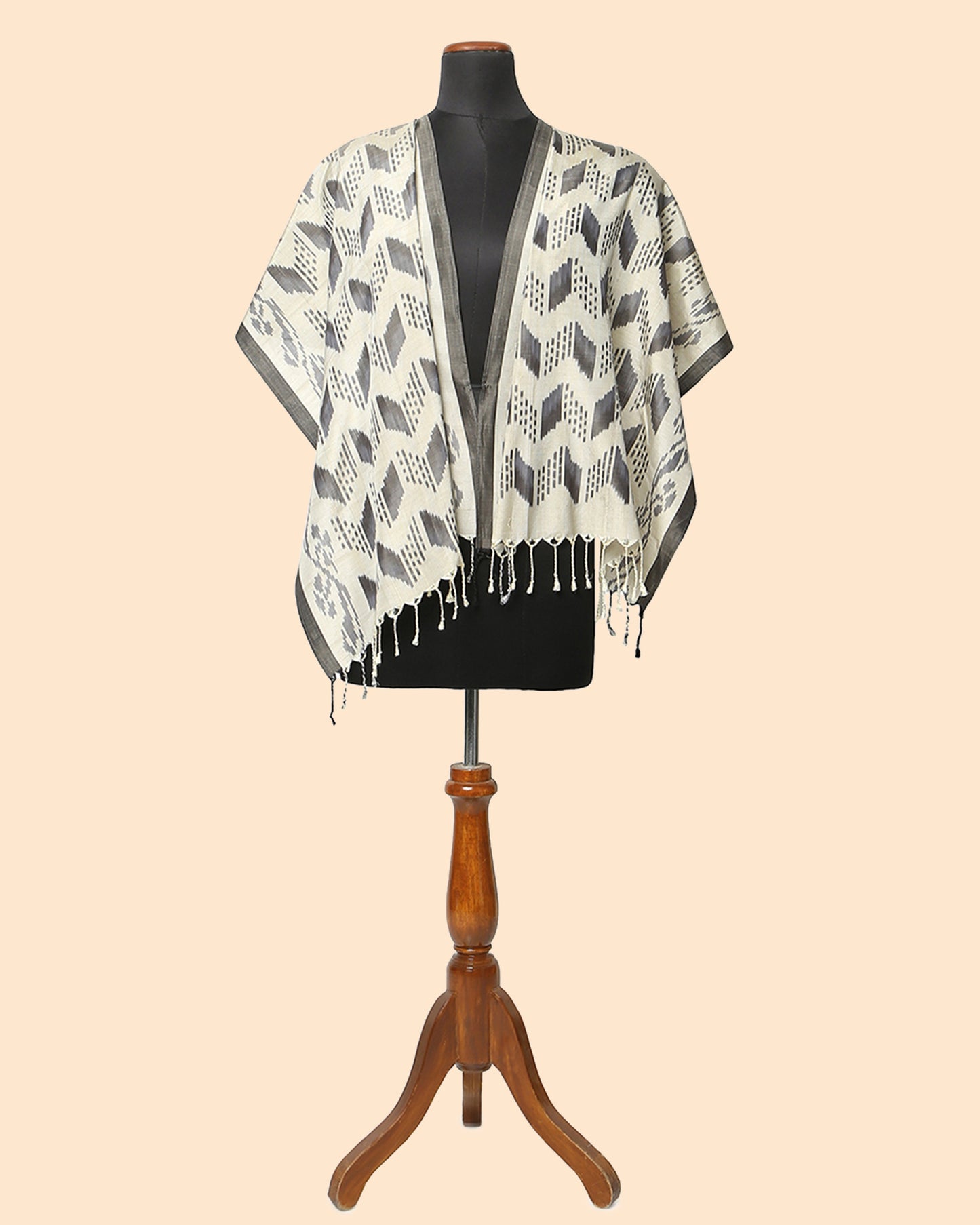 Nirja Warp Ikat Silk Cotton Stole