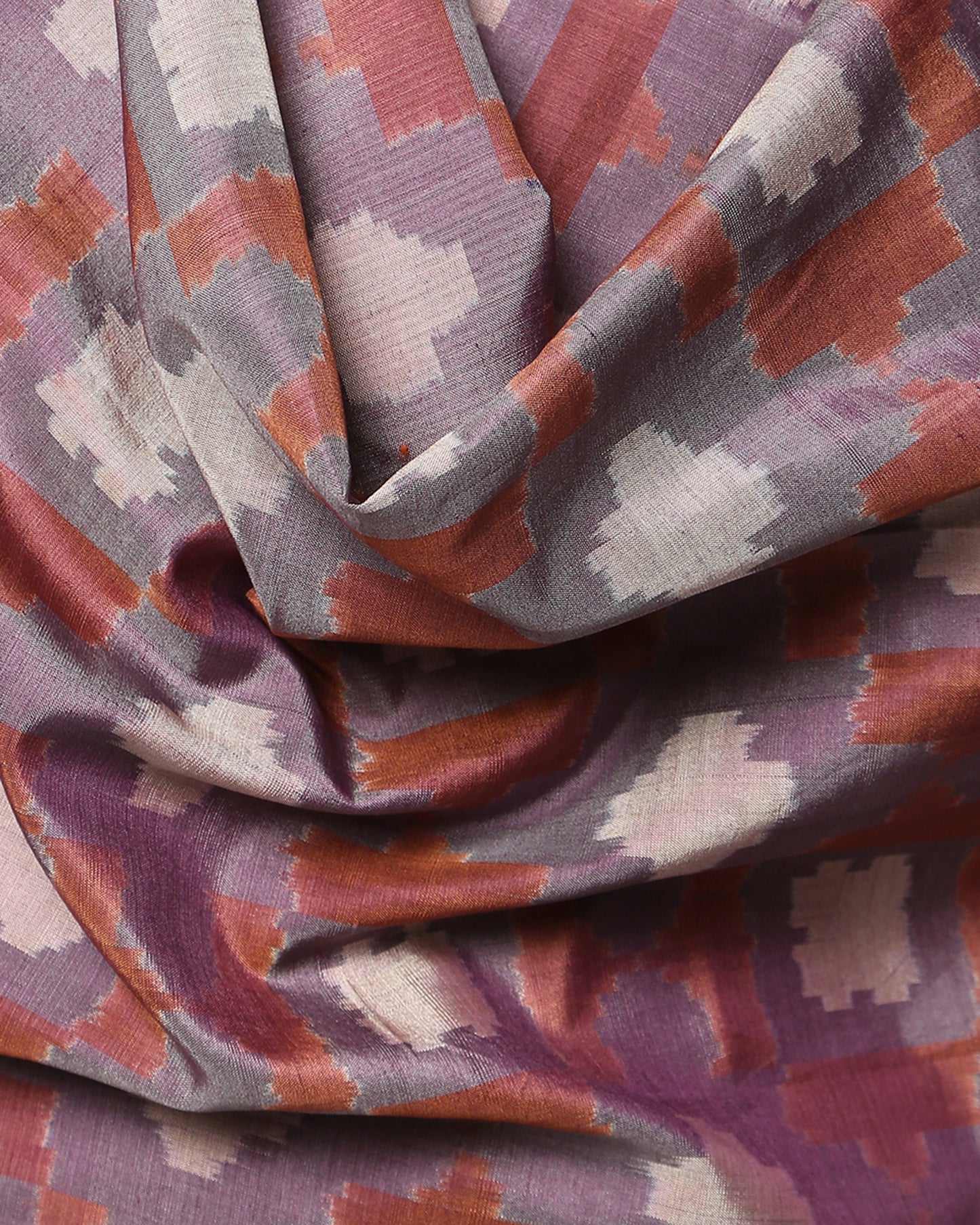 Nuria Warp Ikat Silk Cotton Stole