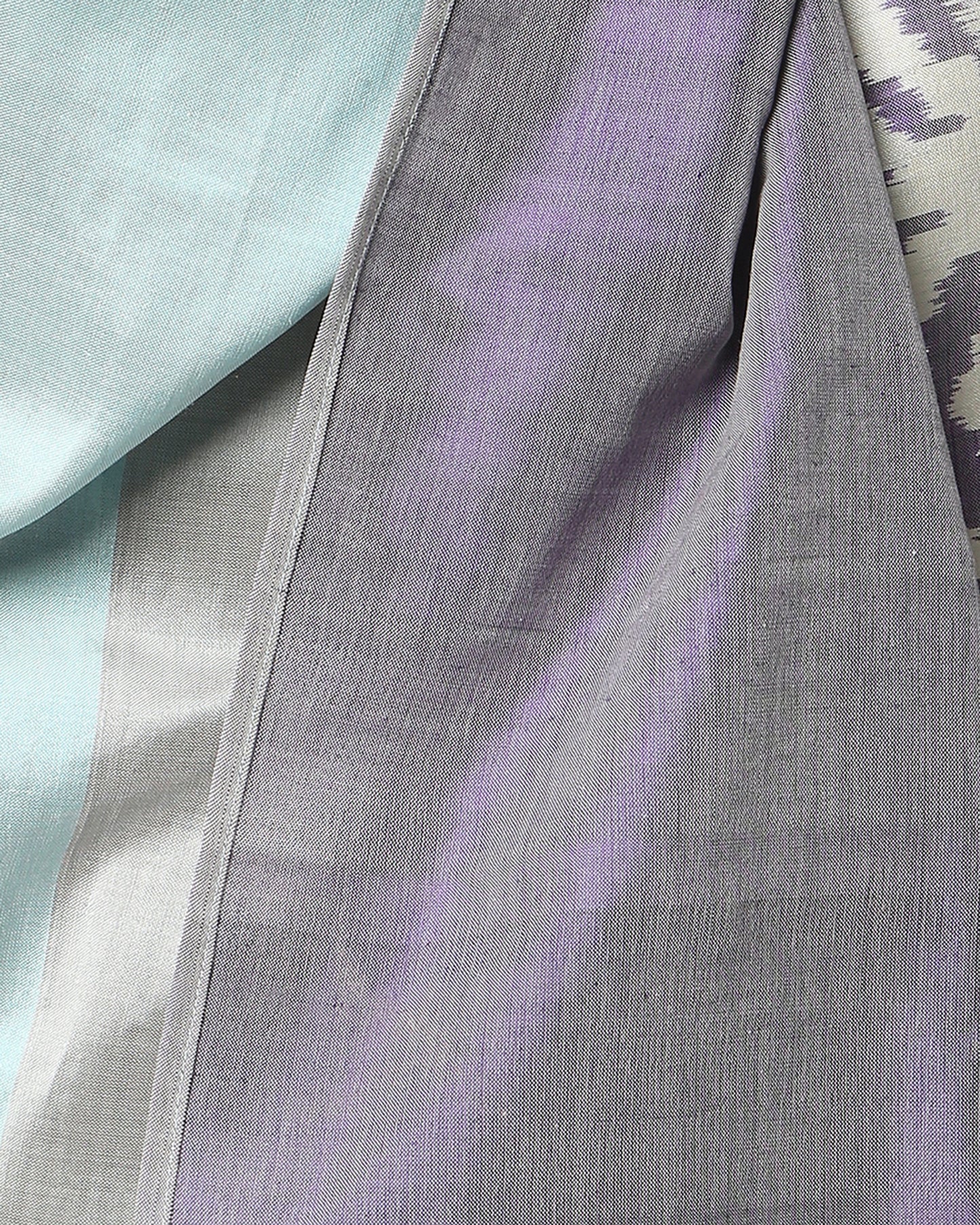Paloma Weft Ikat Cotton Silk Stole