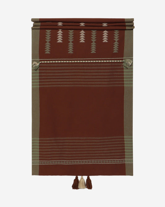 Alba Extra Weft Cotton Table Runner