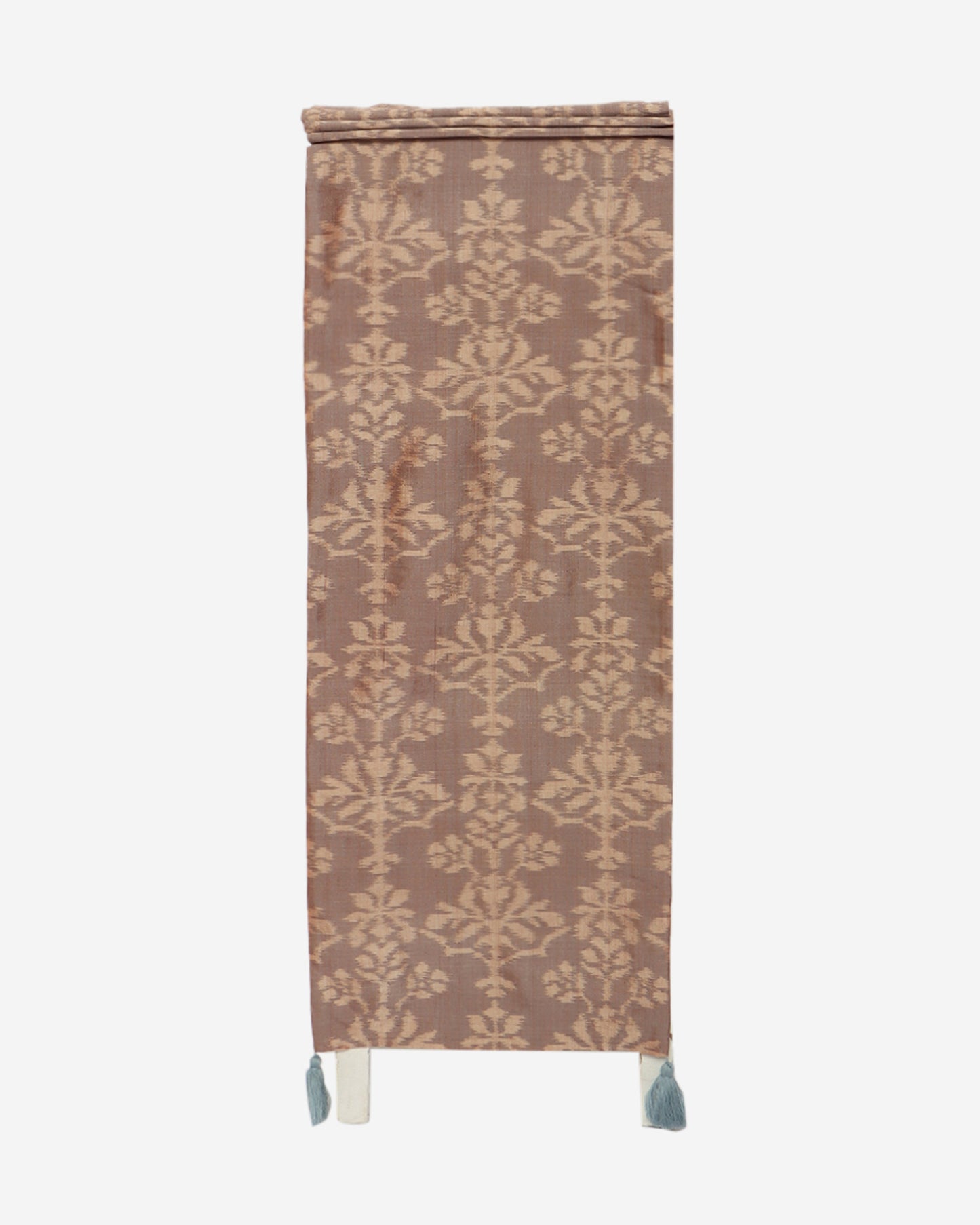 Saira Weft Ikat Cotton Silk Table Runner