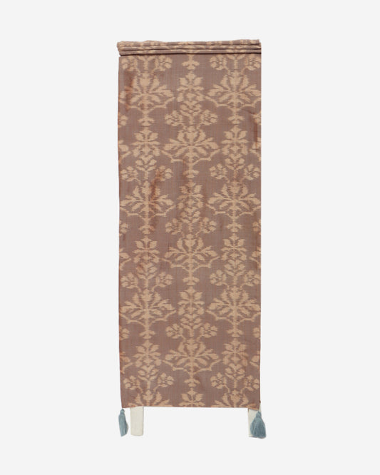 Saira Weft Ikat Cotton Silk Table Runner
