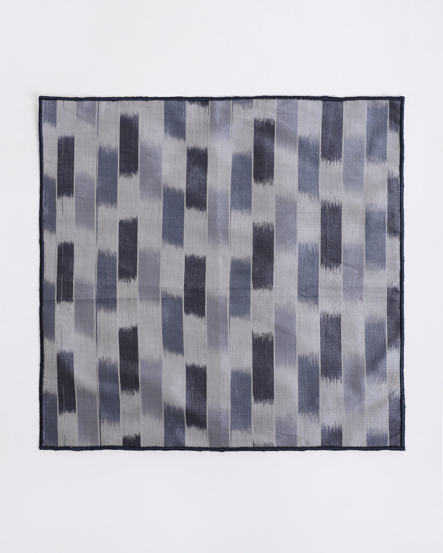 Brick Warp Ikat Silk Pocket Square