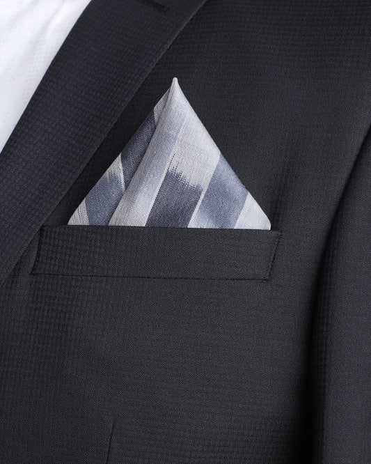 Brick Warp Ikat Silk Pocket Square