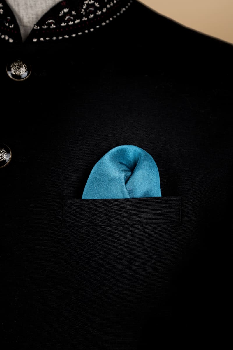 Navy Reversable Pocket Squares