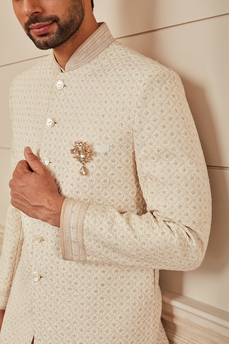 ALL-EMBROIDERED  SHERWANI