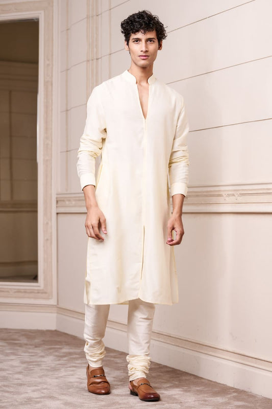 Open Collar Single Kurta