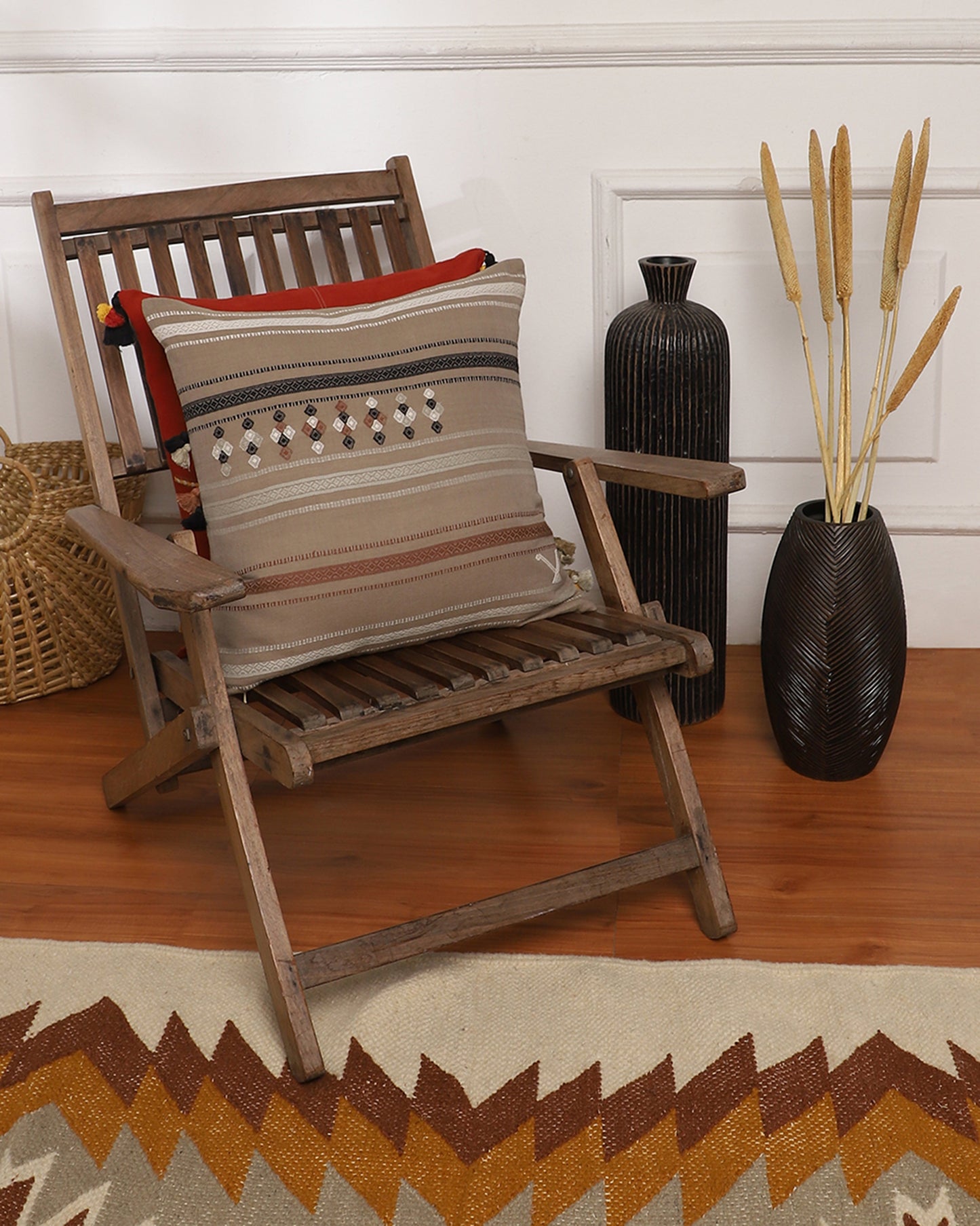 Garima Extra Weft Cotton Cushion Cover