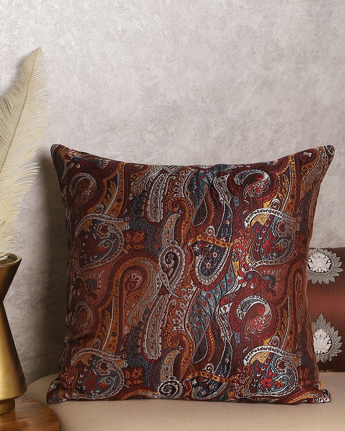 Rang Gyasar Silk Cushion Cover