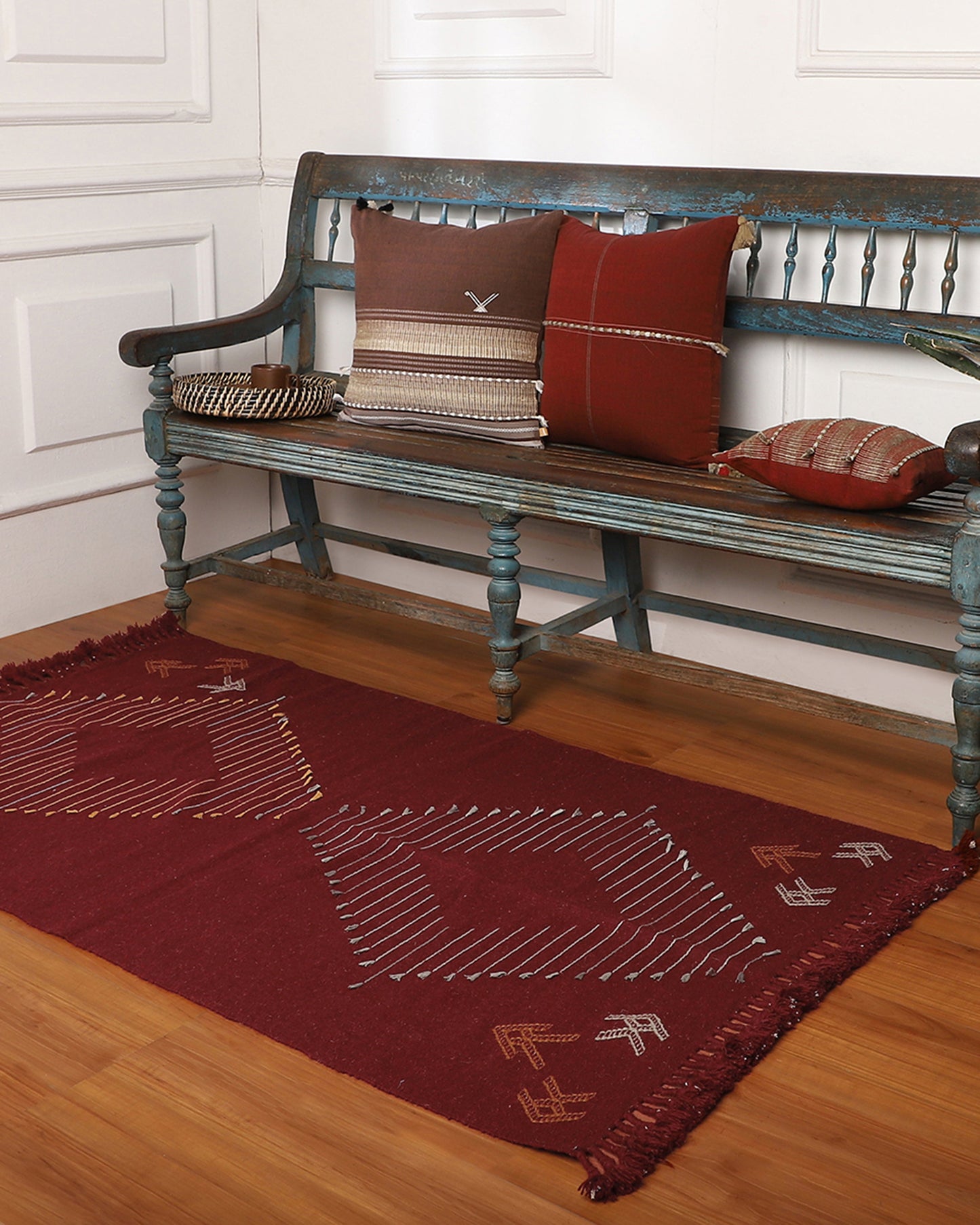 Daksha Extra Weft Cotton Wool Rug