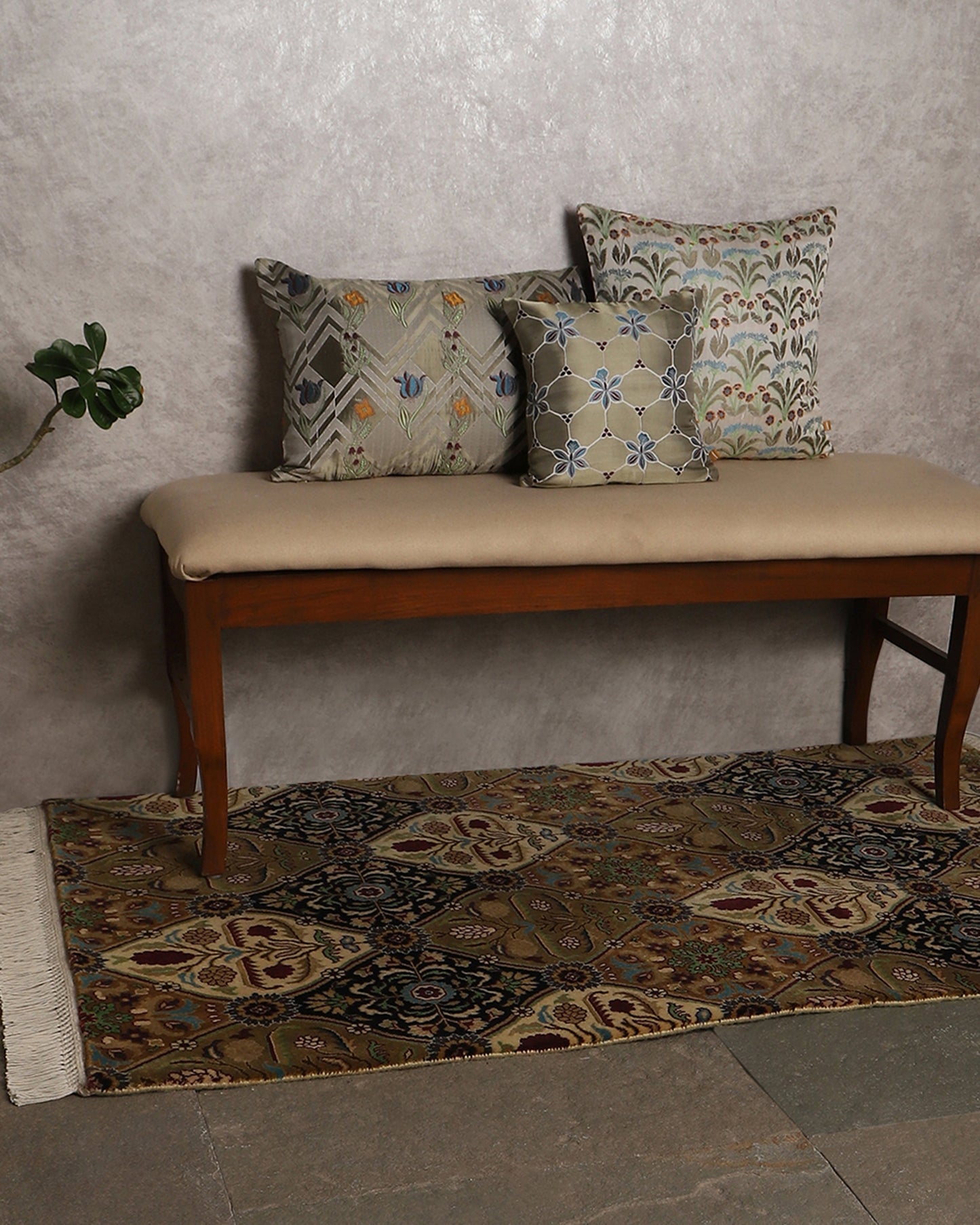 Persian Hand Knotted Cotton Wool Rug