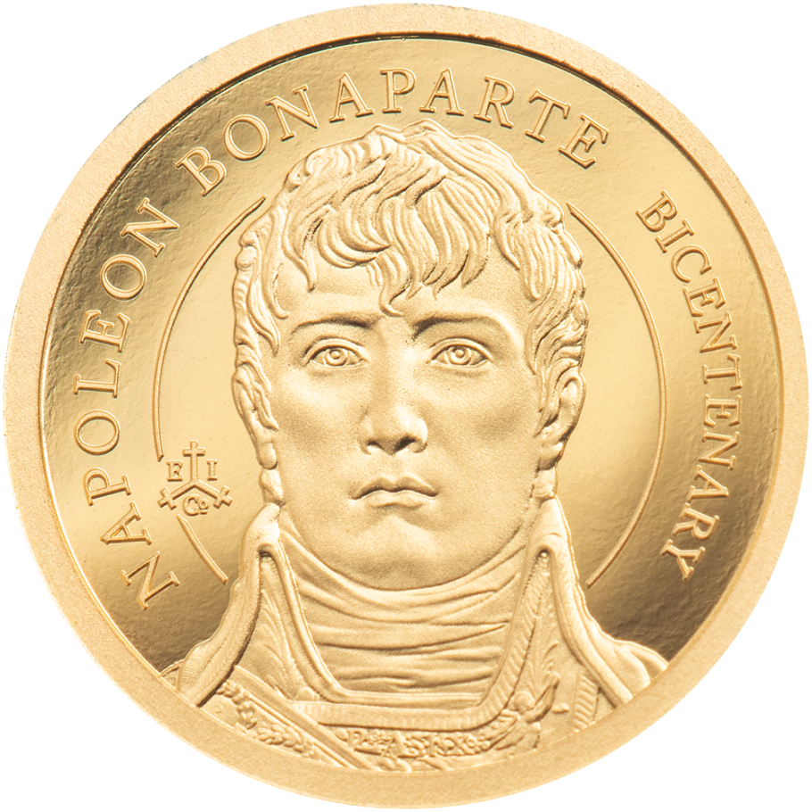 2021 Napoleon 200th Anniversary 1/2g Gold Proof Coin