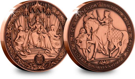 Queen Victoria Great Seals Bronze Medal