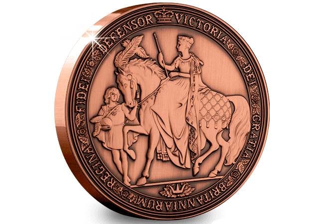 Queen Victoria Great Seals Bronze Medal
